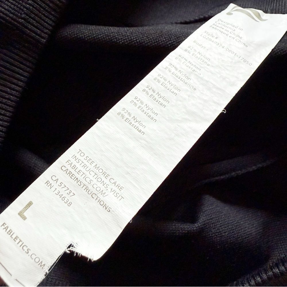 Fabletics seamless eyelet mesh compression leggin… - image 2